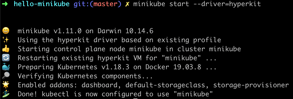 Minikube Start